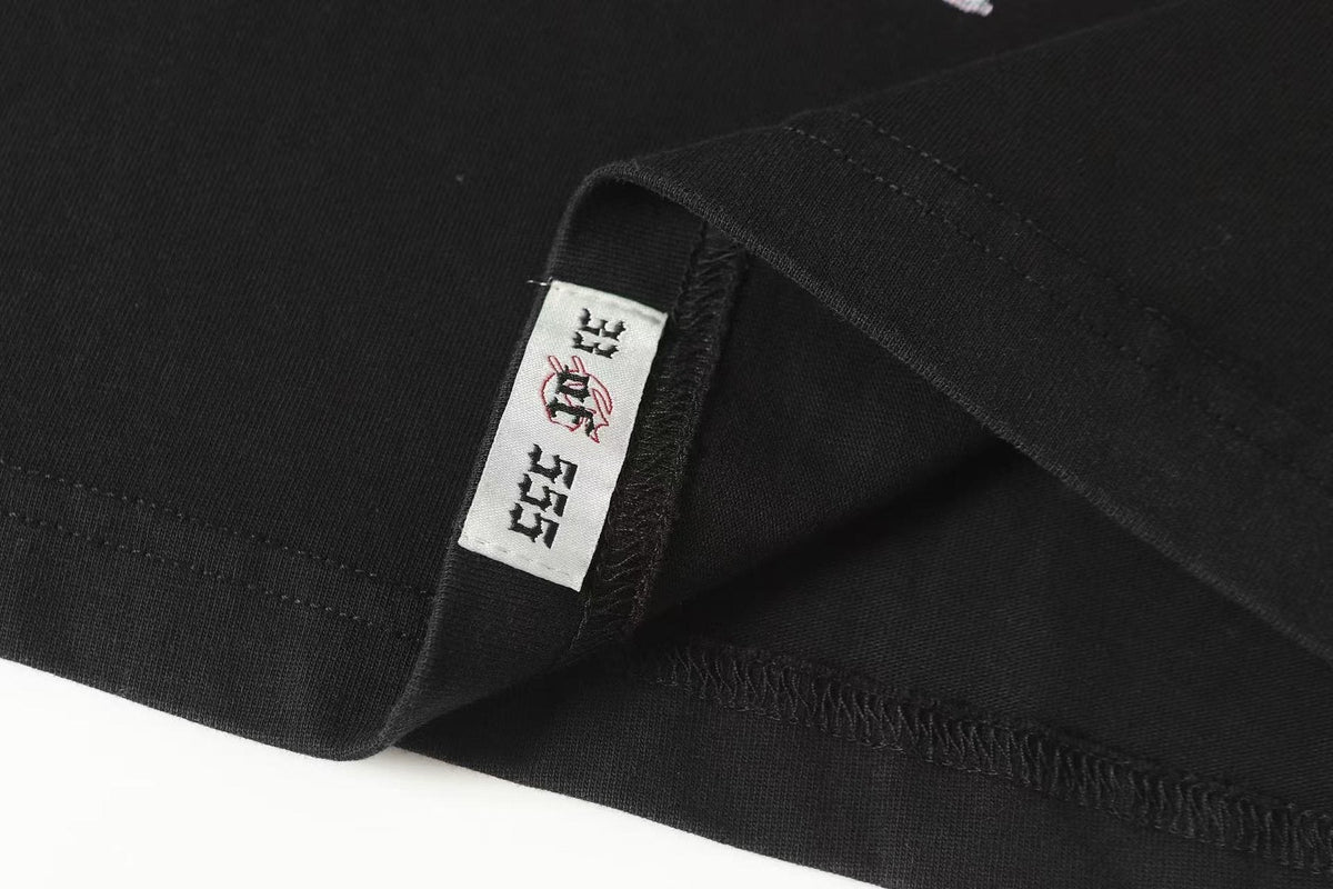 Godspeed Washed Black Car & Sun-Eye Graphic T-Shirt — hang_tag