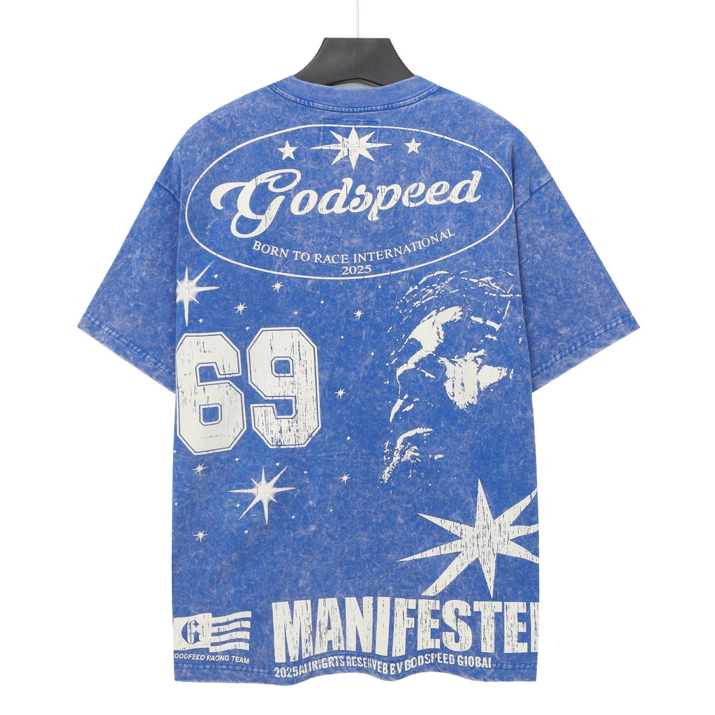 Godspeed Born to Race Graphic T-Shirt — back