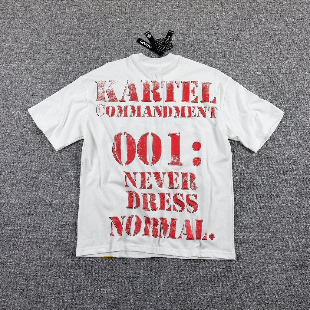 GUAPI Kartel Commandment Graphic T-Shirt — back