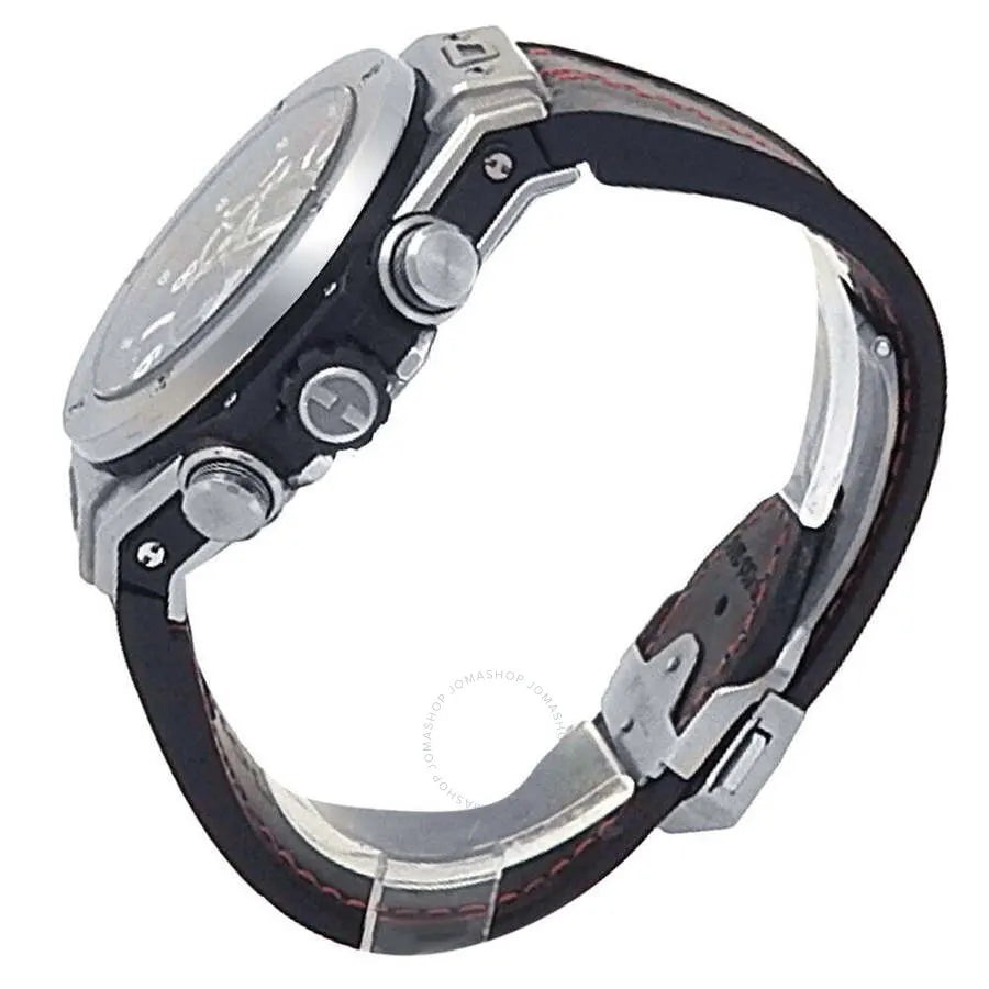 Invicta Black Leather Chronograph