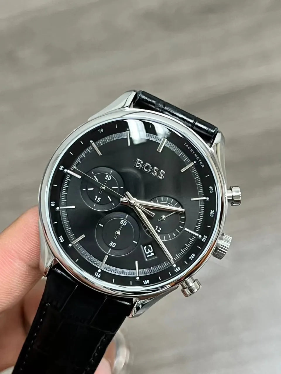 BOSS Silver Chronograph Watch - Hình 2