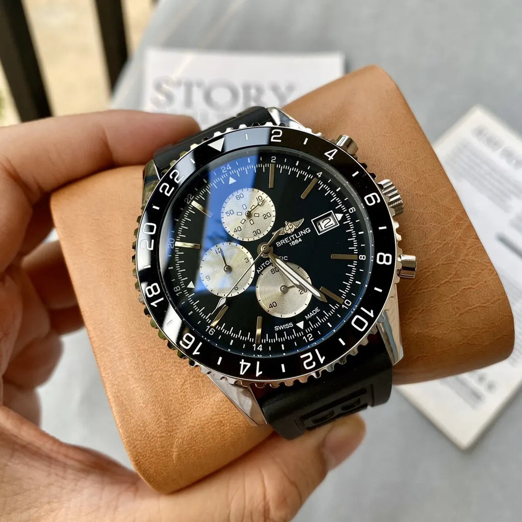 Breitling Navitimer GMT Black Dial