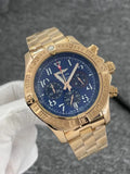 Breitling Gold Chronomat Blue
