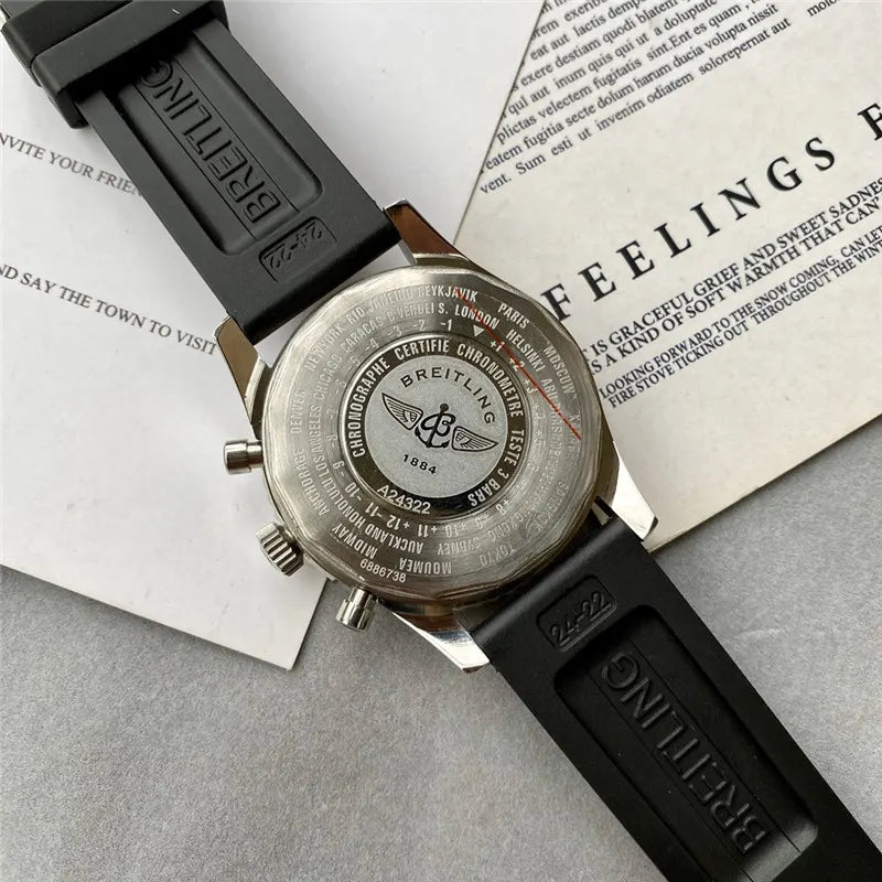 Breitling Navitimer Black Dial - Hình 5