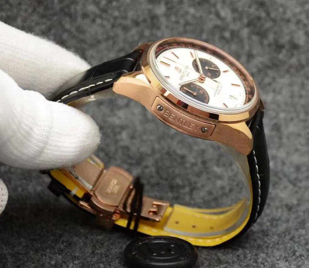 Breitling Rose Gold Chronograph - Hình 3