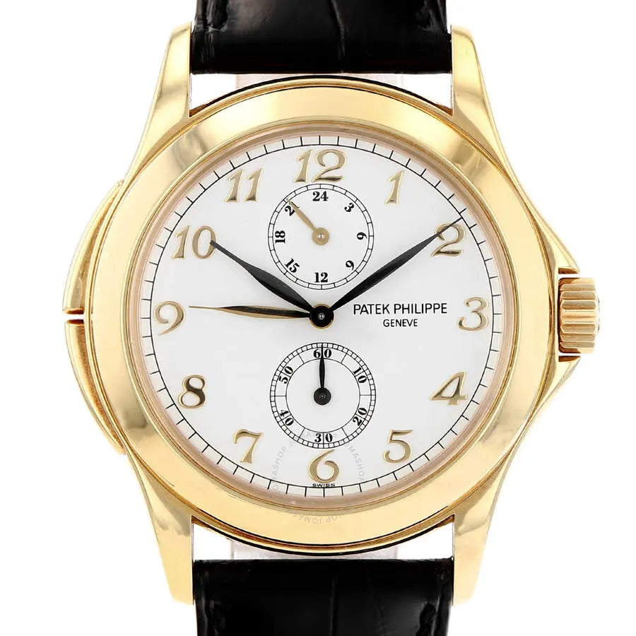 white dial Patek Philippe Calatrava Gold