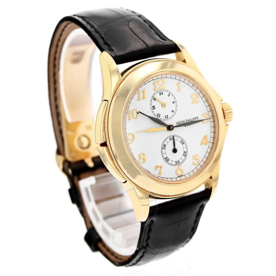white dial Patek Philippe Calatrava Gold - Hình 5