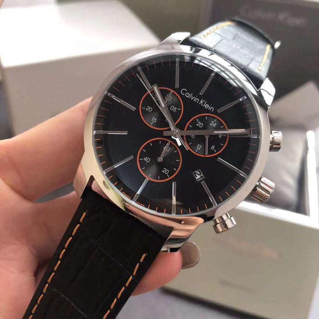 Calvin Klein Croco Leather Watch - Hình 2