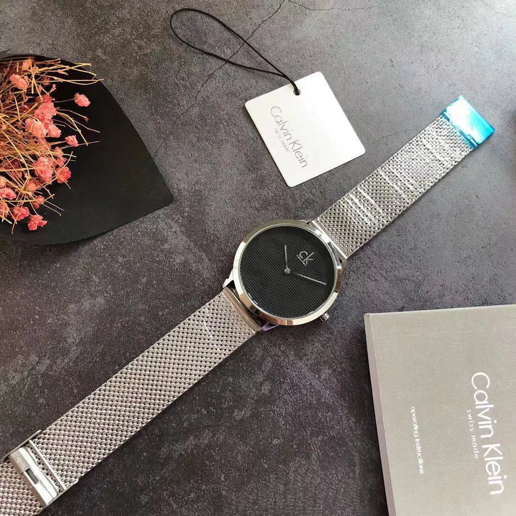 Calvin Klein Silver Mesh Watch - Hình 2