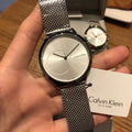 Calvin Klein Silver Mesh Watch