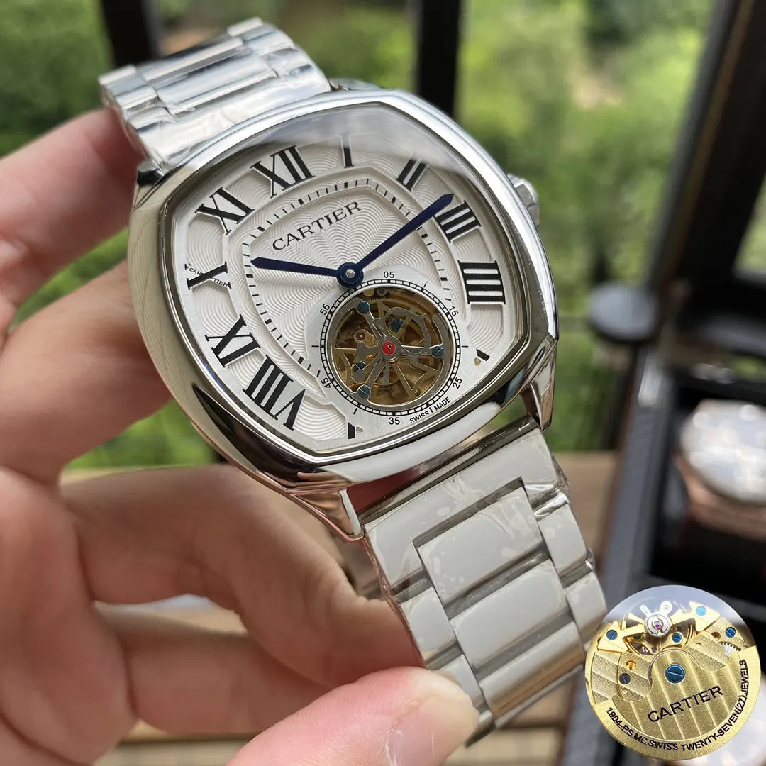 Cartier Tonneau Tourbillon - Hình 3