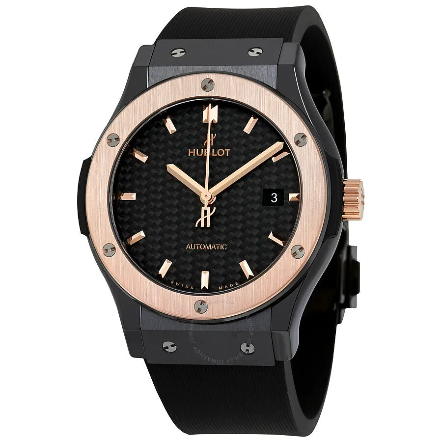 classic Hublot Black Magic Rose Gold