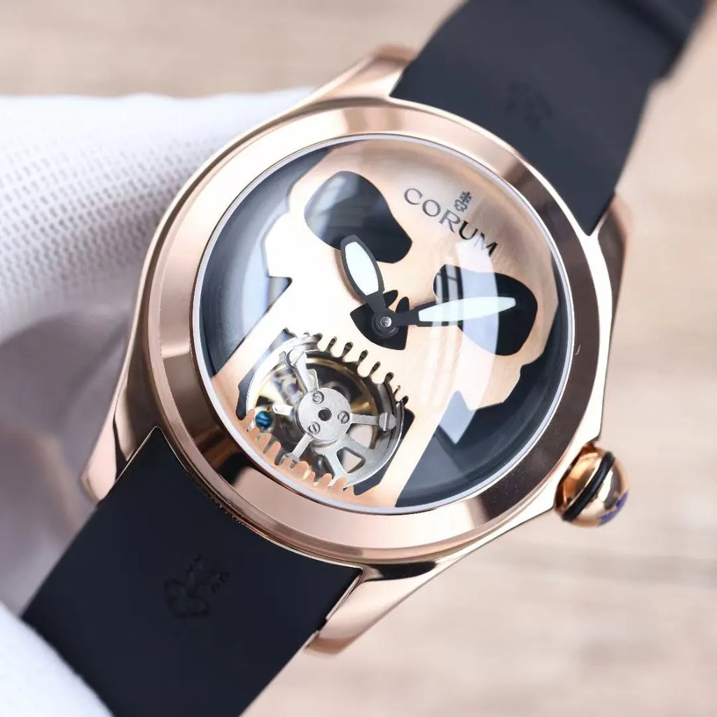 Corum Golden Bridge Skull - Hình 4