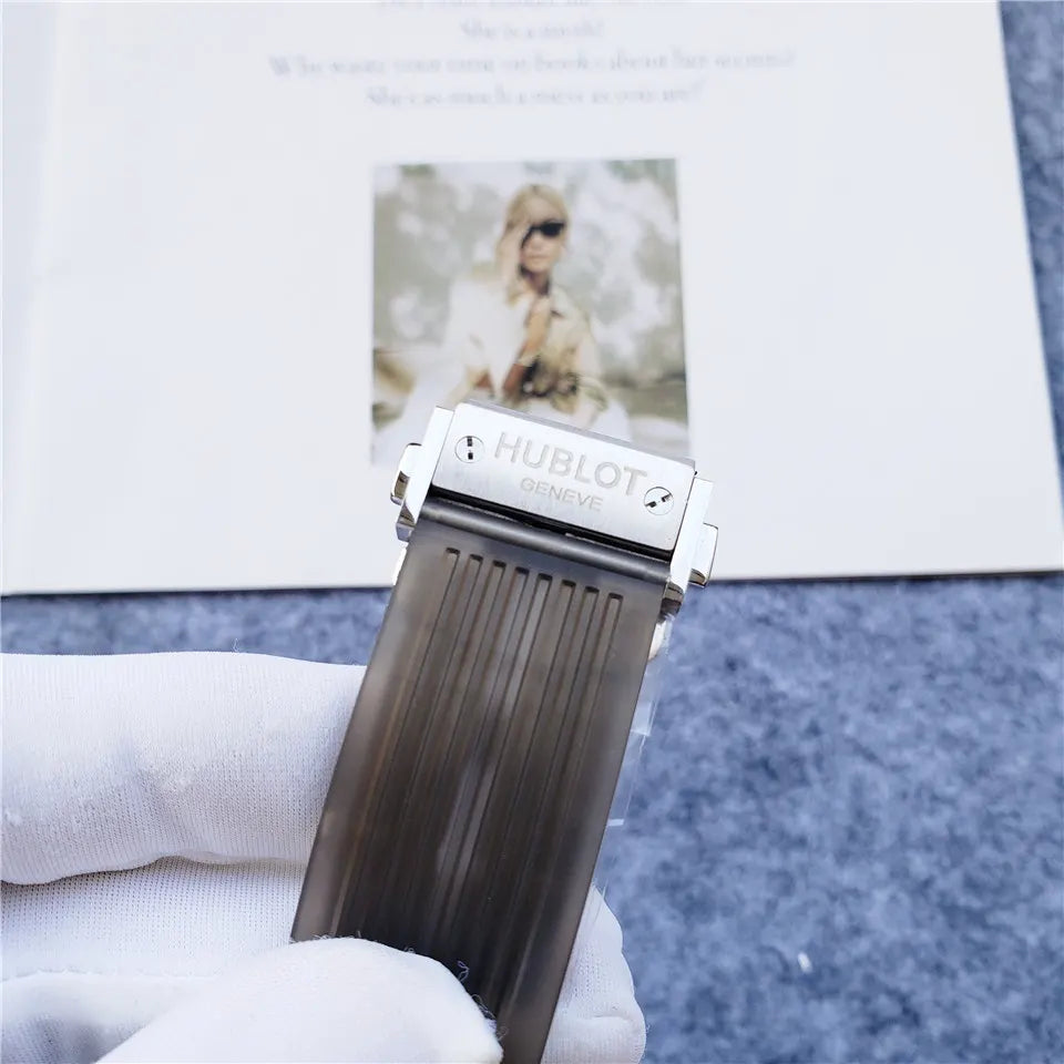 Hublot Clear Case Black Rubber - Hình 3