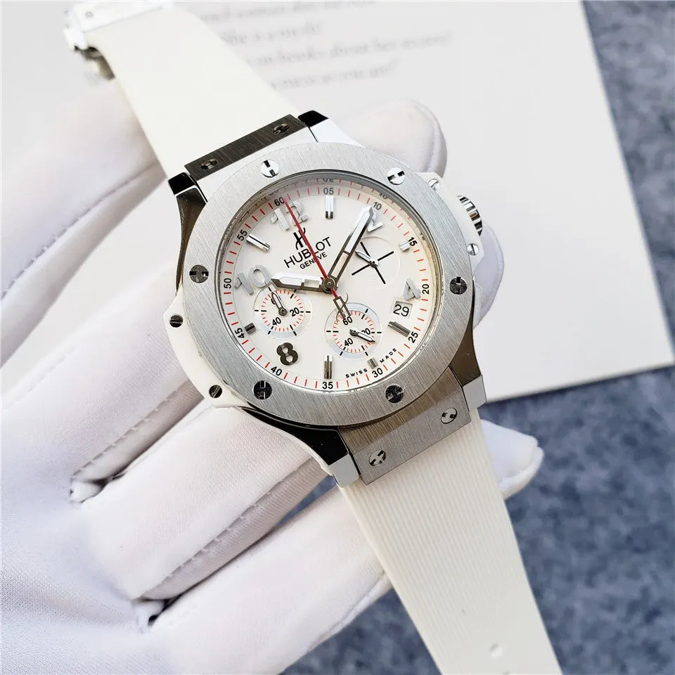 Hublot White Chronograph - Hình 6