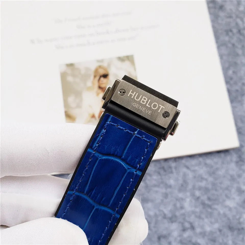 Hublot Blue Alligator Strap - Hình 4