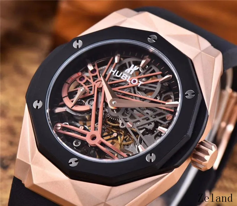Hublot Rose Gold Diamond Faceted