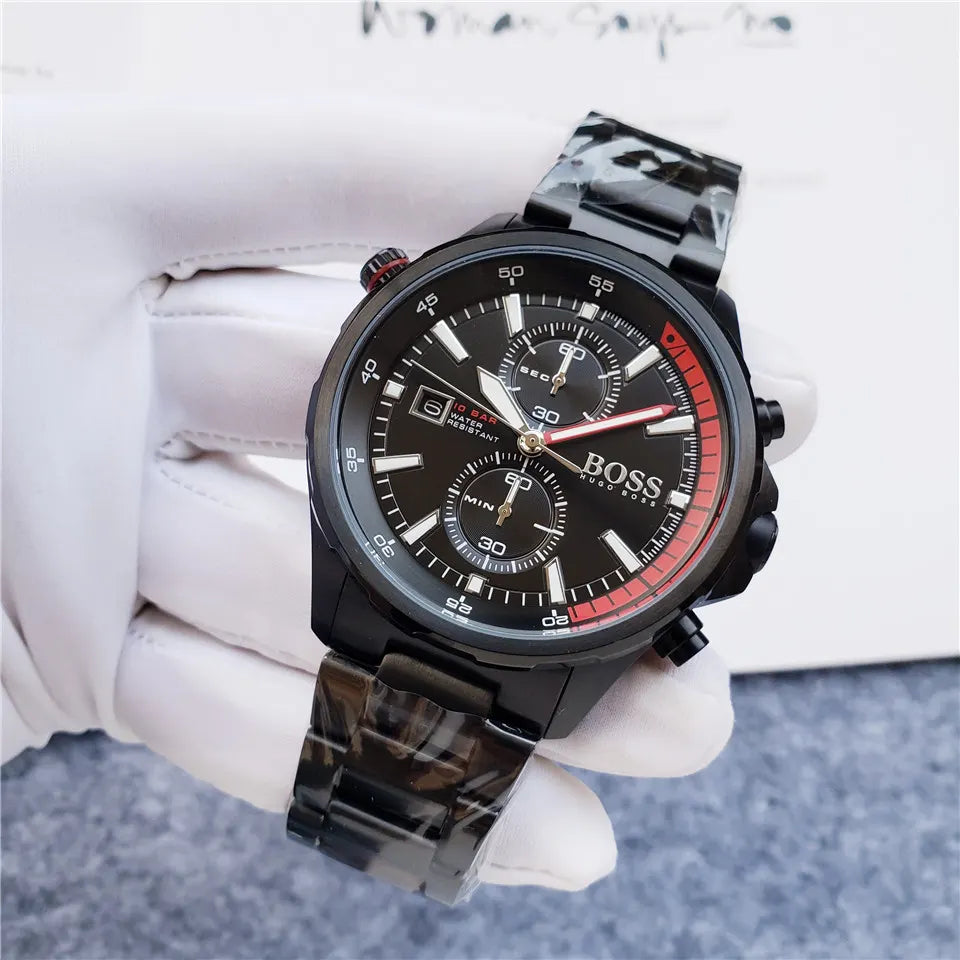 Hugo Boss Black Steel Watch - Hình 4