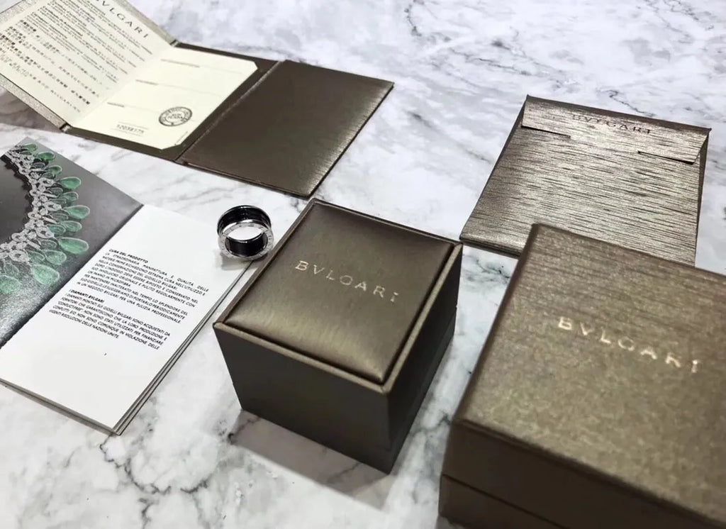 Bvlgari Black Ceramic Ring zero1 - Hình 7