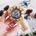 reserve Invicta Gold Blue Chronograph