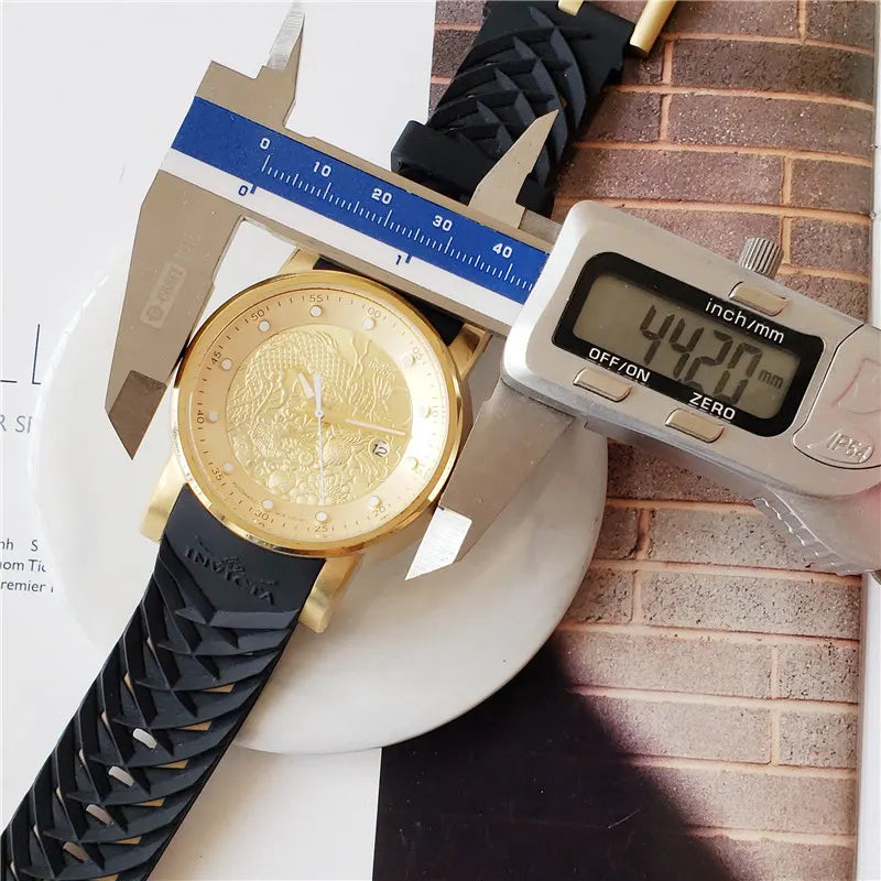 Invicta Gold Dragon Dial - Hình 2