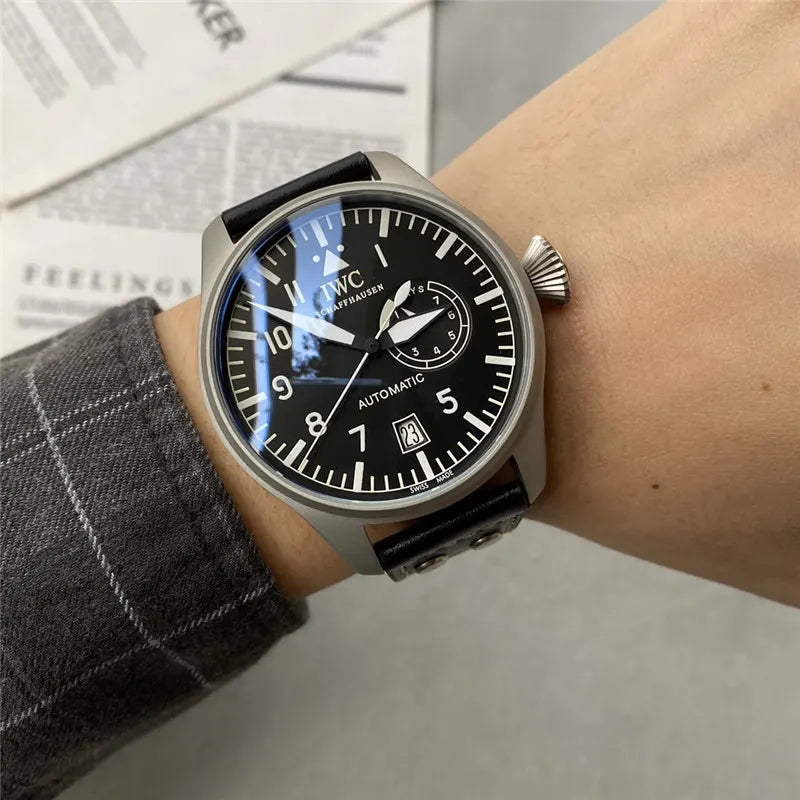 IWC Pilot Black Dial Titanium