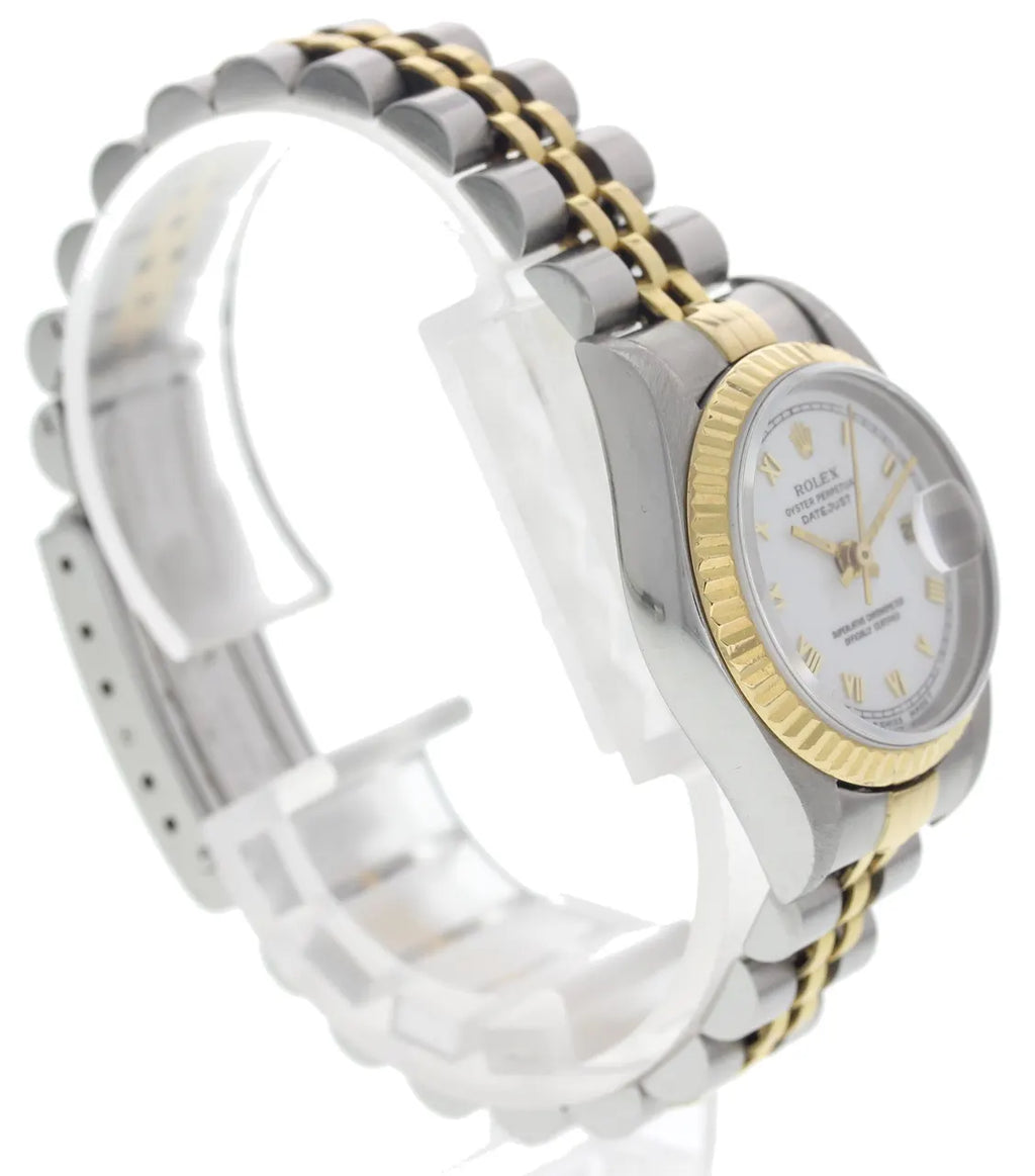 Rolex Datejust White Roman Dial - Hình 3