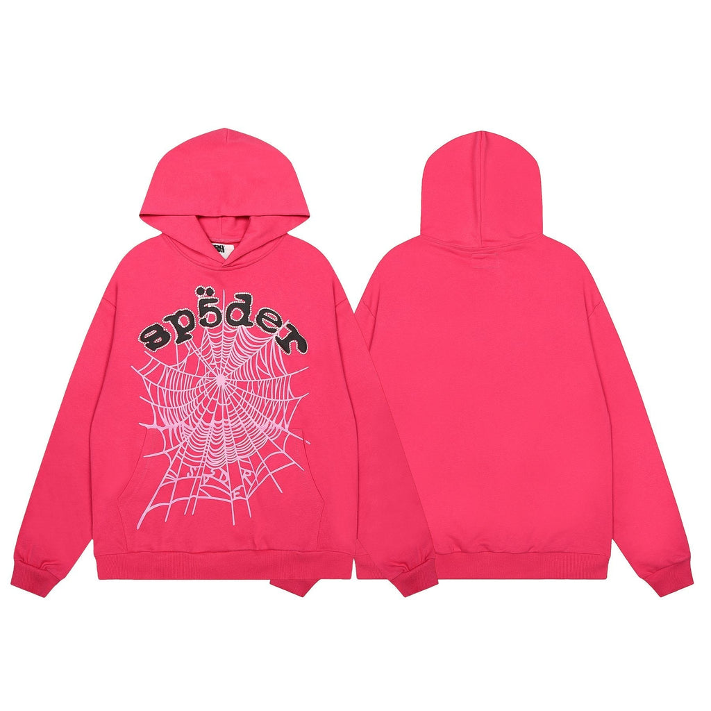 Sp5der Spiderweb Graphic Pullover Hoodie — hero