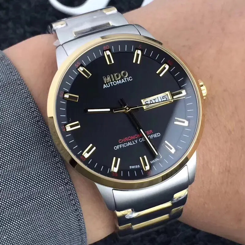 Mido Black Dial Watch - Hình 2