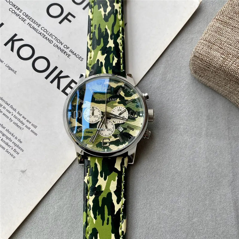 Montblanc Camo Dial Watch - Hình 2