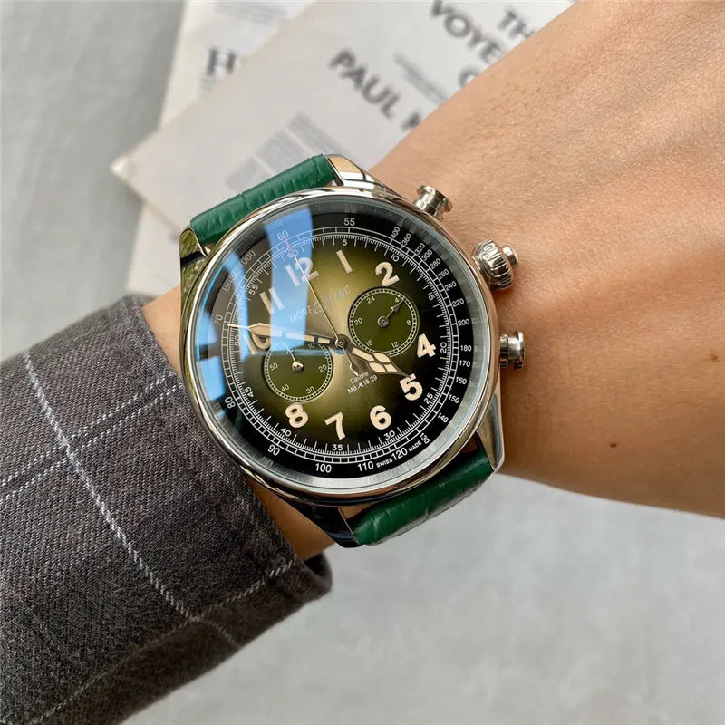 Montblanc Green Dial Chronograph