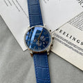 Montblanc Blue Alligator Watch