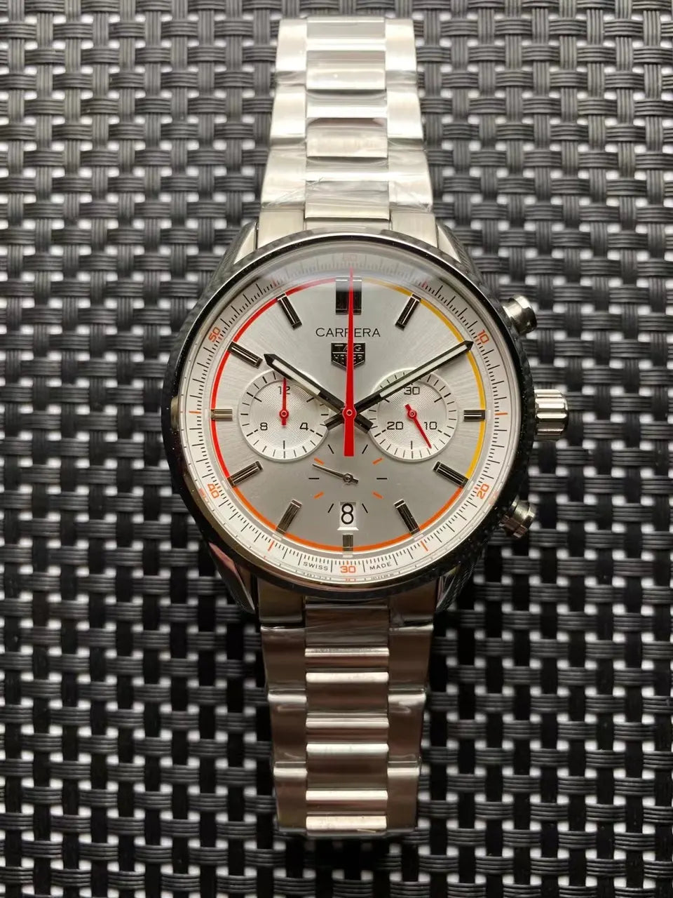 Tag Heuer Silver Chronograph