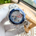 Omega Grey Blue Chrono
