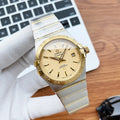 Omega Gold Dial Two-Tone