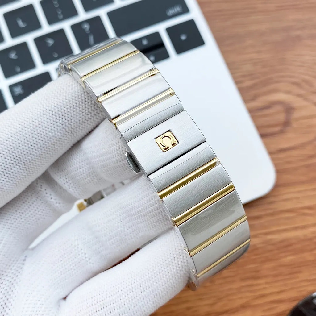 Omega Gold Dial Two-Tone - Hình 2