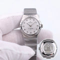 Omega Diamond Steel Bracelet