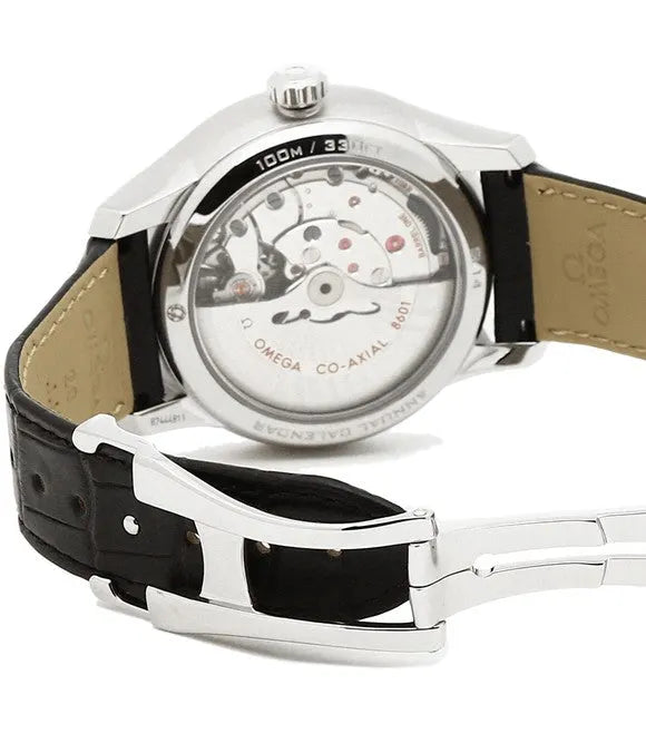 black Omega De Ville Silver Dial - Hình 4