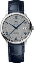 de Omega Silver Dial Blue Leather
