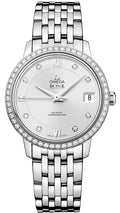 de Omega Diamond Bezel Silver Steel