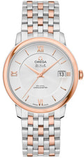 silver Omega De Ville Rose Gold