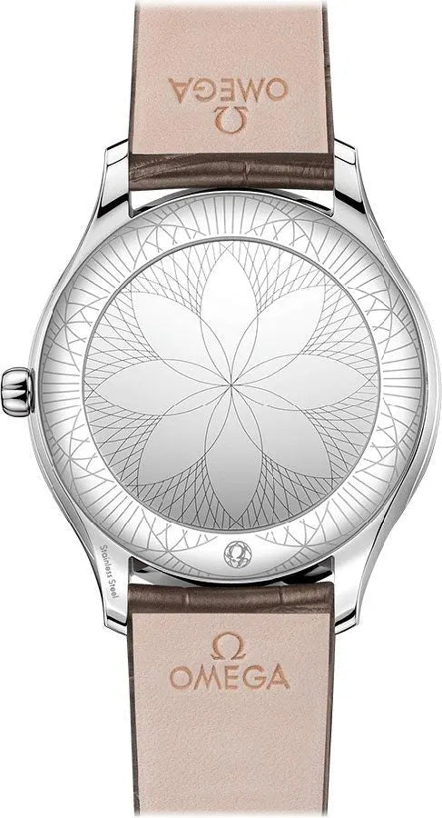 Omega Taupe Diamond Leather - Hình 2