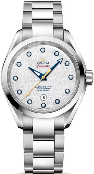 Omega White Diamond Dial Steel