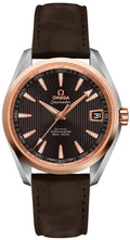Omega Brown Dial Rose Gold seamaster
