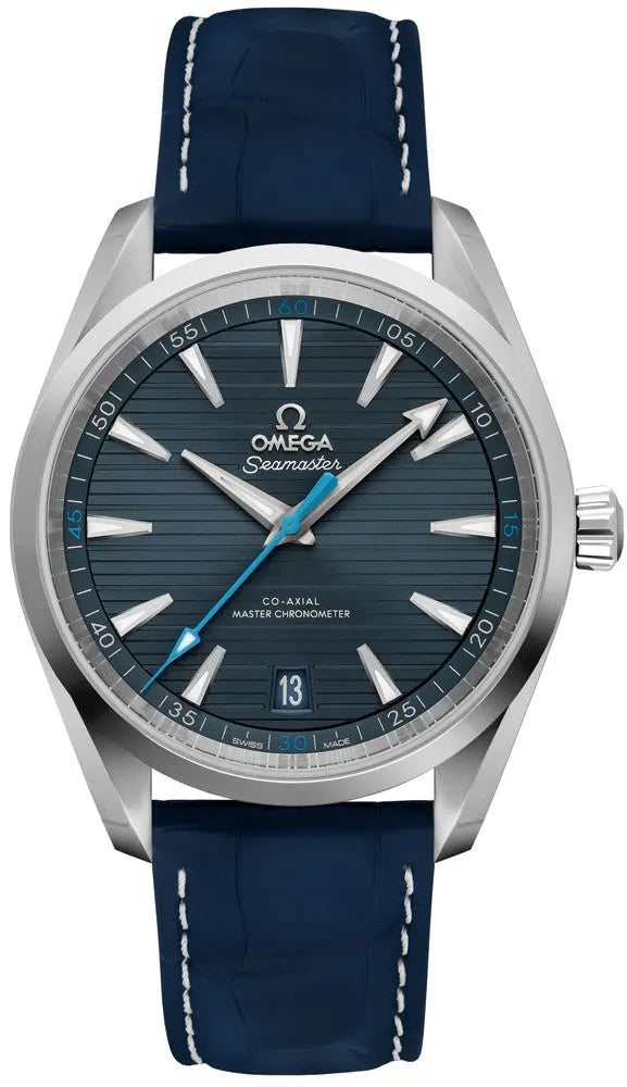 Omega Blue Leather Strap seamaster