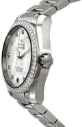 Omega Mother Pearl Diamond Steel