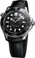 Omega Seamaster Spectre Black Leather