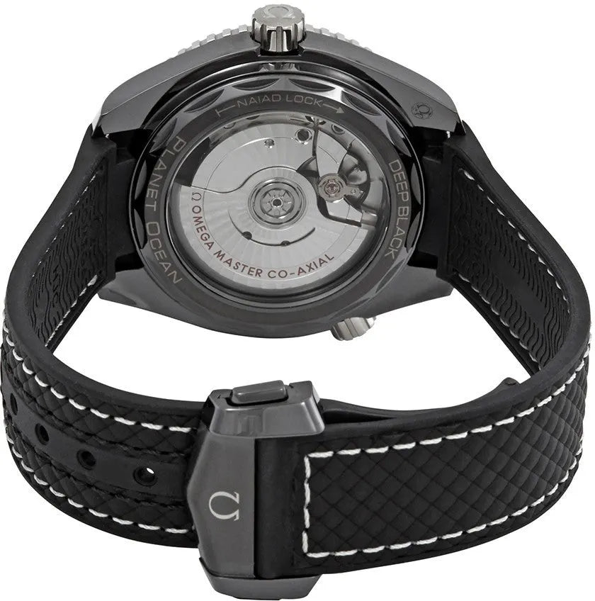 Omega Black Quilted Diver Watch - Hình 2
