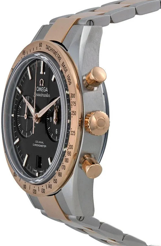 Omega Rose Gold Bezel Speedmaster - Hình 2