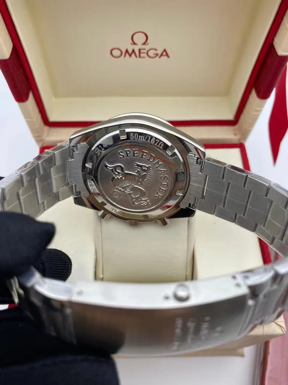 Omega Rose Gold Chronograph - Hình 3